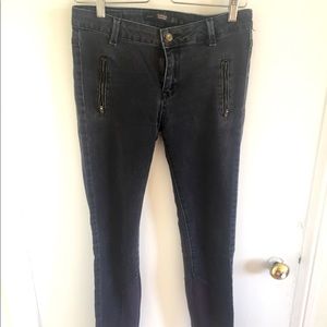 Zara 38 graphite color jeans skinny